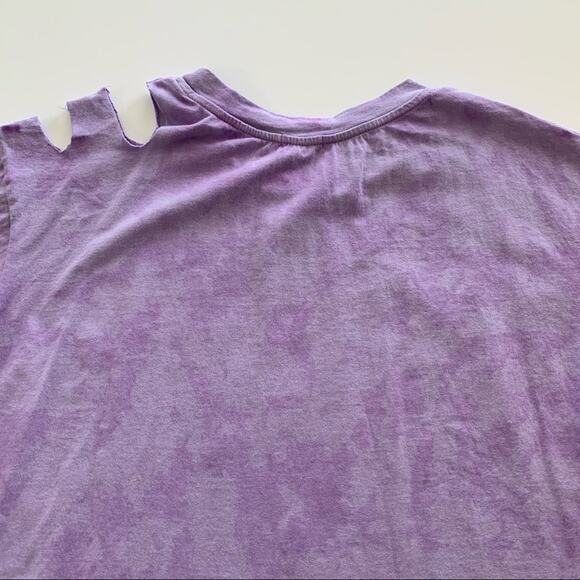 Somewhere West Purple Tie Dye Short Sleeve T-Shirt Large - Picture 7 of 7